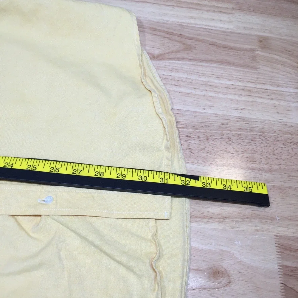 Cinch Mens Yellow Western Button Down Shirt Long Sleeve